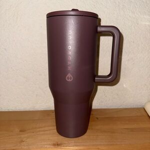 (SOLD) RARE HydroJug 40oz Traveler Color Peacan Brown-Purple Leakproof Tumbler